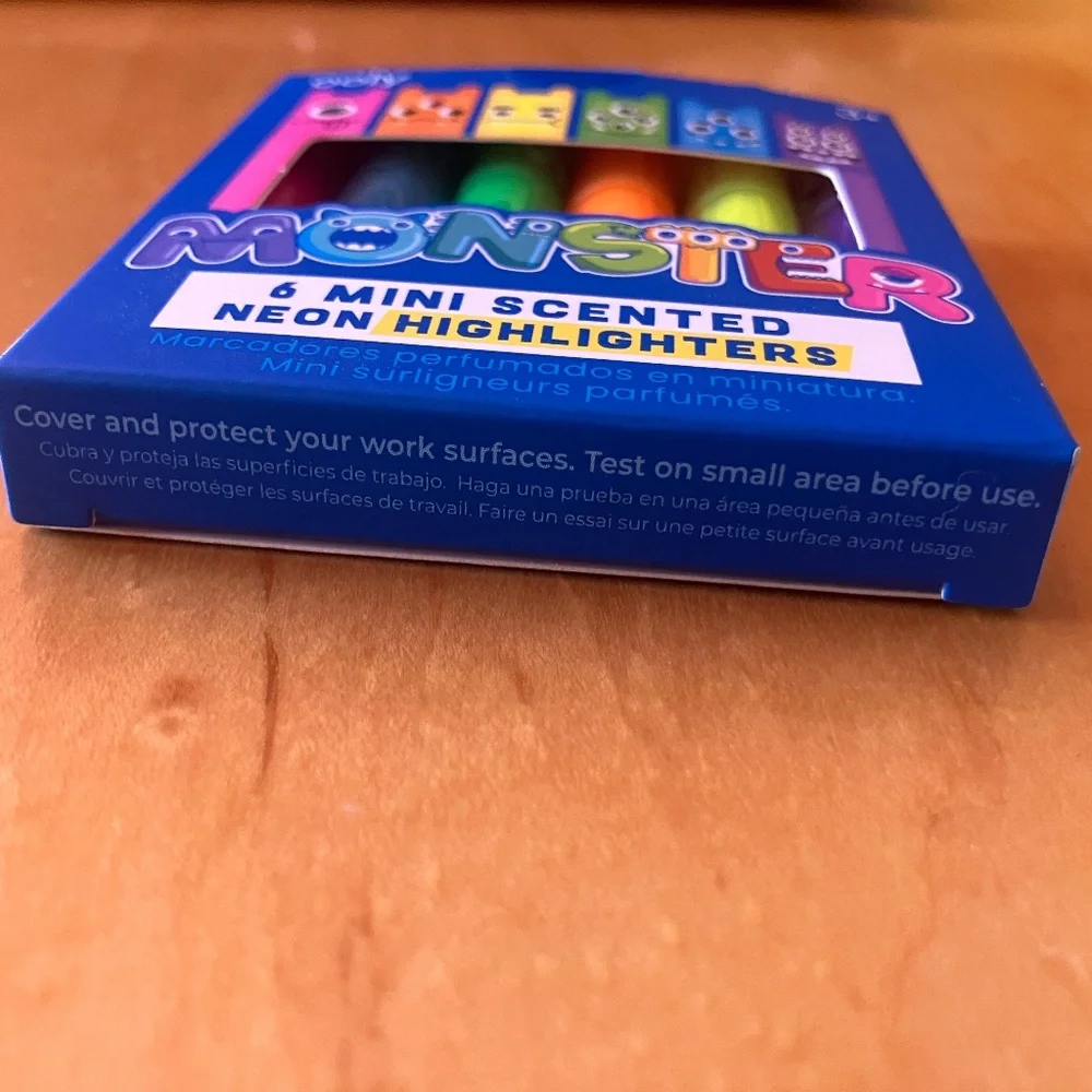 Ooly Mini Monster Scented Highlighters - Set of 6